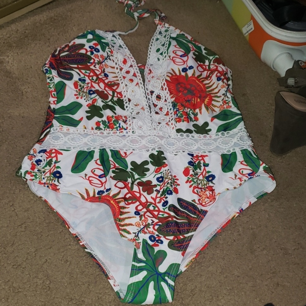Fiesta Patterned One piece swimsuit